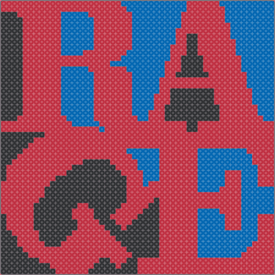 Rage Against The Machine RAGE Album - red,blue