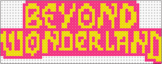 Beyond Wonderland - yellow,pink