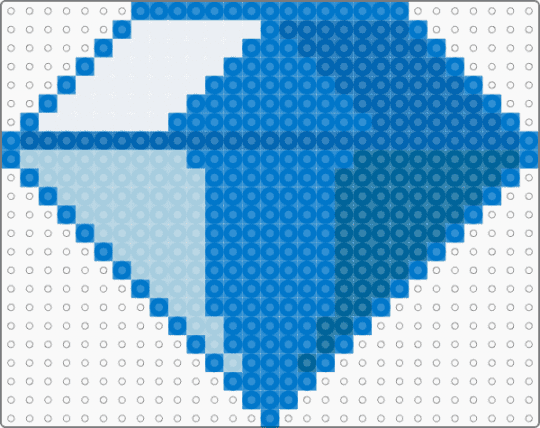 Blue chaos emerald - blue
