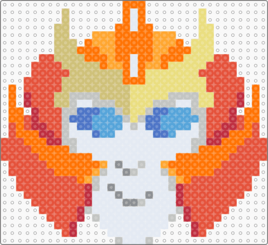 Rodimus Prime - beige,orange,red,rodimus,hot rod,transformers
