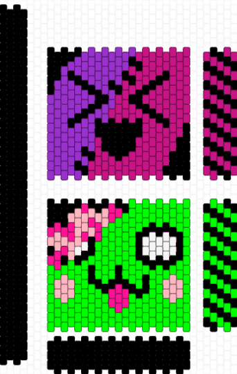 bag - pink,green,bag