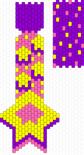 Starry Tie - purple,yellow,star,tie