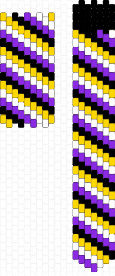Nonbinary Tie - yellow,purple,nonbinary,tie