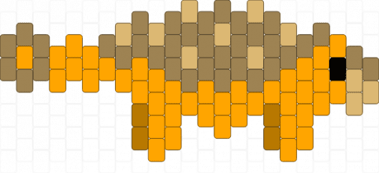 Ankylosaurus - orange,tan
