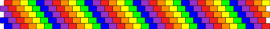 LGBTQ Flag pattern #2 - lgbtq,pride,diagonal,stripes,bracelet,rainbow,cuff,diversity,inclusion,vibrant,celebration