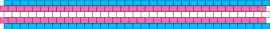 Trans flag pattern #1 - trans,pride,cuff,flag,solidarity,support,community,bracelet,light blue,pink