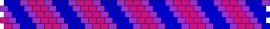 Bi flag pattern #2 - bisexual,pride,diagonal,stripes,bracelet,cuff,expression,support,identity,pink,b