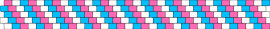 Trans flag pattern #2 - trans,pride,diagonal,stripes,bracelet,cuff,solidarity,celebration,identity,paste