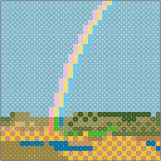 In the Sky - mallrat ep - album, gold, light blue, mallrat