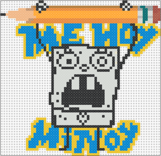 Doodlebob - orange,blue,yellow,doodlebob,spongebob,me hoy minoy,cartoon,patrick,pencil,doodle
