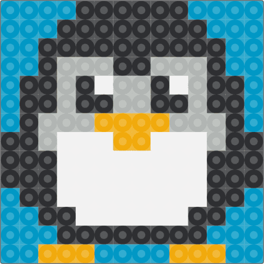 Penguin - light blue