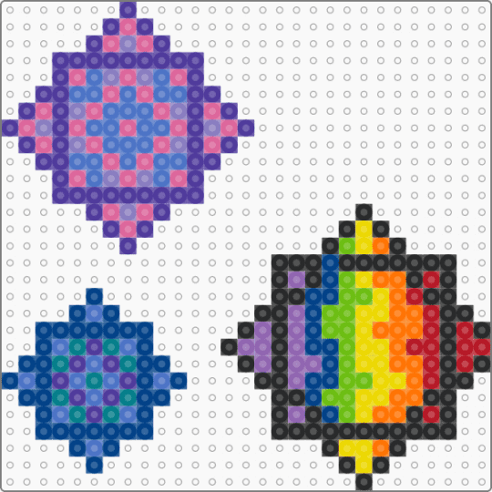 Mini Flowstars - purple,pink,blue,flow,rave,star,flowstar