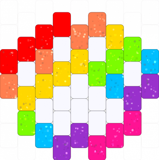 Rainbow paw! - orange,green,colorful