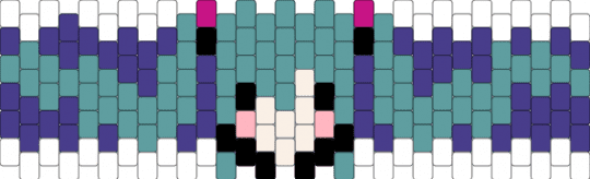 Miku base - purple, teal