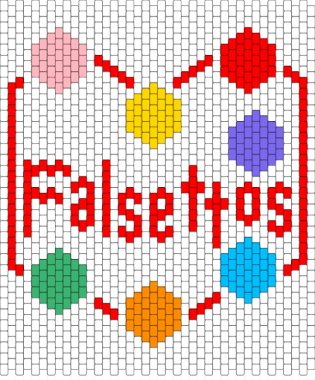 Falsettos 2016 Album cover - falsettos, lgbtq, musical, red, white