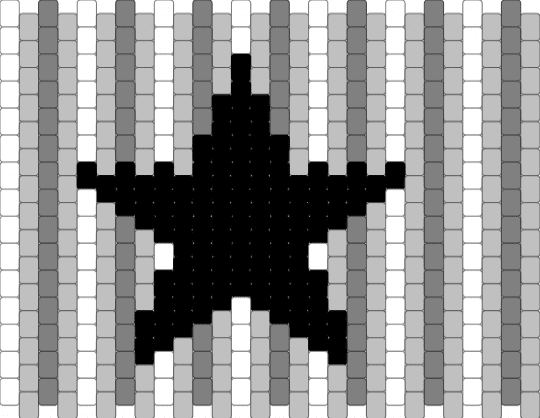 Star gradient 2 - beige,gray,star,gradient,monochrome,black and white,black star,white,black