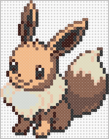 Large Eevee Artkal C Colors - beige, eevee, eeveelution, gaming, pokemon