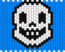 Sans? - sans,undertale,skeleton,video game,popular,character,smile,blue,white