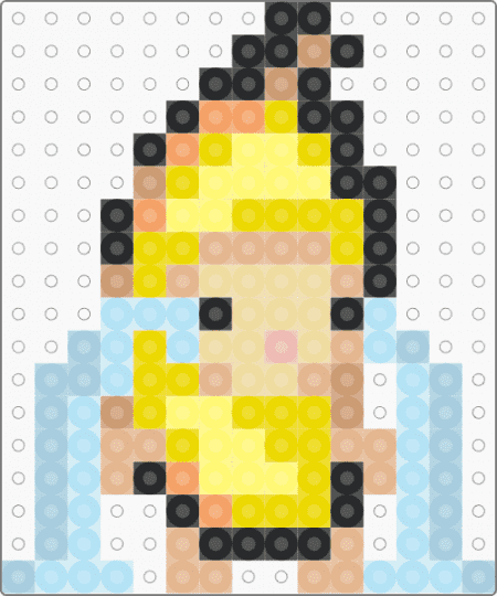 Banana cat - yellow,beige,light blue