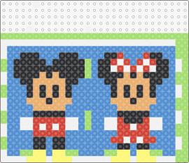 Mickey/minnie box wall 3 - mickey mouse,minnie mouse,disney,3d