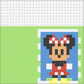 Small Mickey/Minnie box wall 1&3 - mickey mouse,minnie mouse,disney,3d