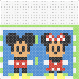 Mickey/minnie box wall 3 - mickey mouse,minnie mouse,disney,3d