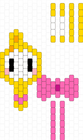 glisten - yellow,pink