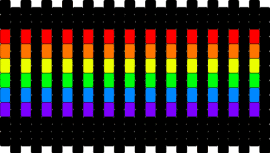 rainbow cuff - rainbow,stripes,cuff,vibrant,celebration,statement,joyful,diversity,colorful,black