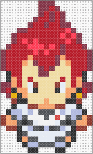 Ariana Overworld Sprite HGSS - red,brown,beige