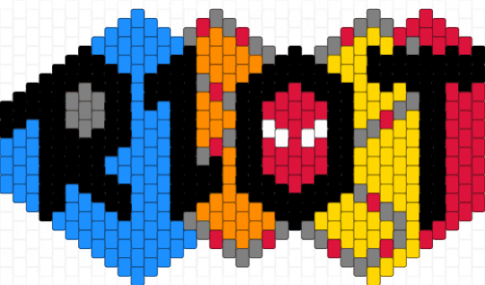 Riot DJ - red,yellow,light blue