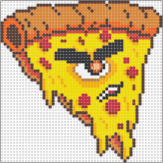ZaFace - zaface,pizza,dj,music,edm,slice,yellow,brown,orange