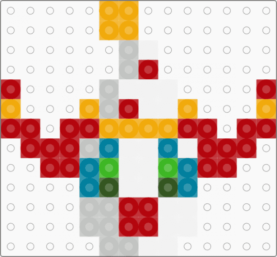 Mini jackie design!! - red,orange,beige