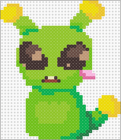 Lil silly Alien :D - green