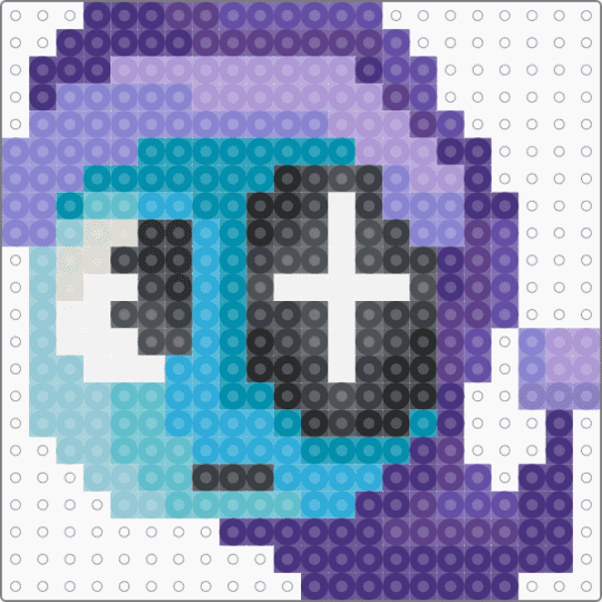 Astro!! (Dandy's world) - light blue,teal,purple