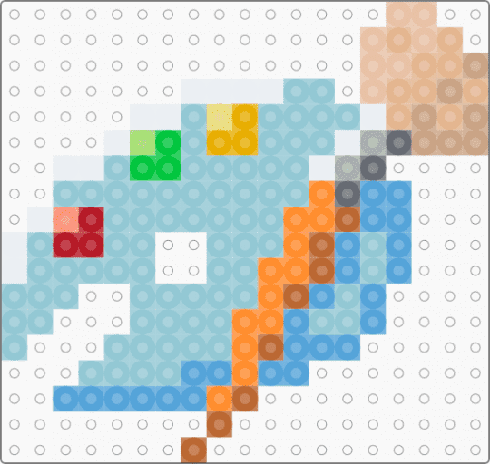 Old Microsoft paint logo! - beige, cotdicons, light blue, logo, microsoft, microsoft paint, paint