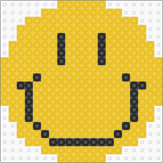 Giggle gaggle face = ) - yellow