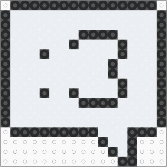 : 3 speech bubble - black,white