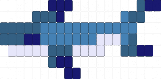 sharkie 2 - blue