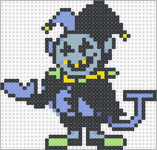 Jevil - Deltarune - black, deltarune, deltarune jevil, jevil, jevil deltarune, light blue