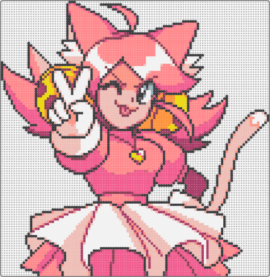 Pink Talksprite - Deltarune - red,pink,beige,pink deltarune,deltarune pink,deltarune,deltarune chapter 5