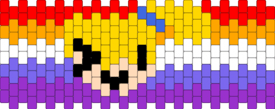 Cute naru lesbian cuff! =3 - purple,blue,yellow,red