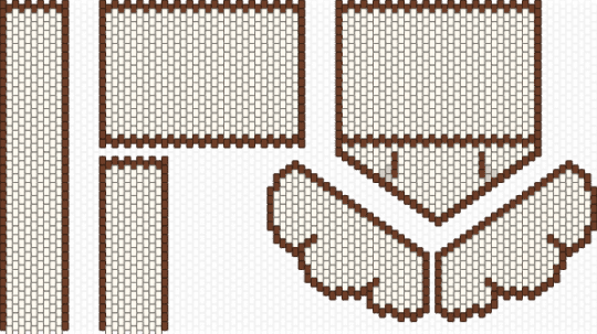 swapdoodle envelope bag - white,brown