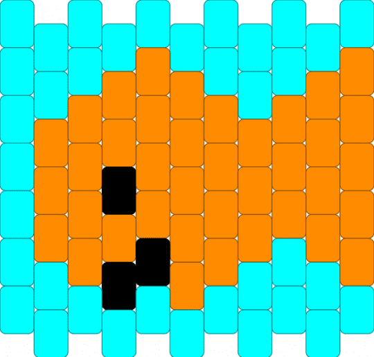 Goldfish - orange,light blue