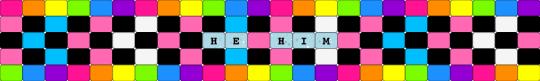 Trans pride he/him cuff - light blue,pink,trans,pride,blue,rainbow,checkered