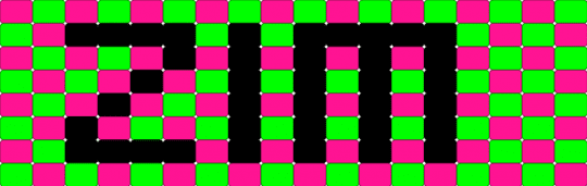 Invader Zim cuff - pink,green
