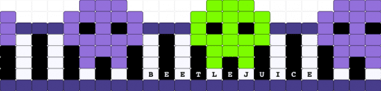 Beetlejuice - purple,beetlejuice,stripes,halloween,skull