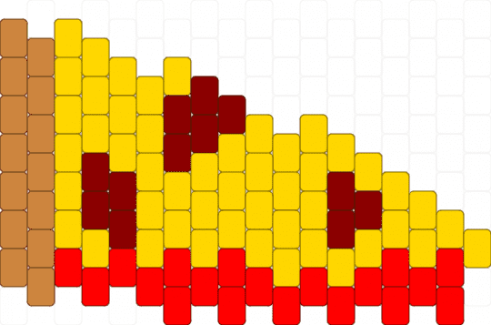 Pizza Pony Bead Patterns - Gallery - Kandi Pad | Kandi Patterns, Fuse ...