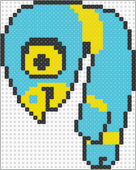 Normal NPC-Deltarune - light blue