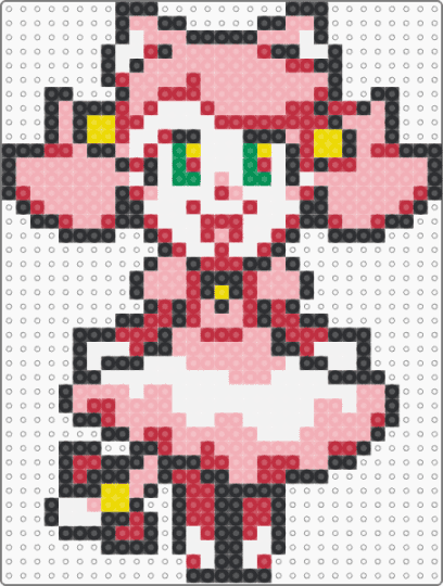 Mad Mew Mew-Pink Dress - red,beige