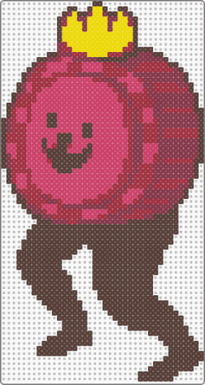 K. Round - brown